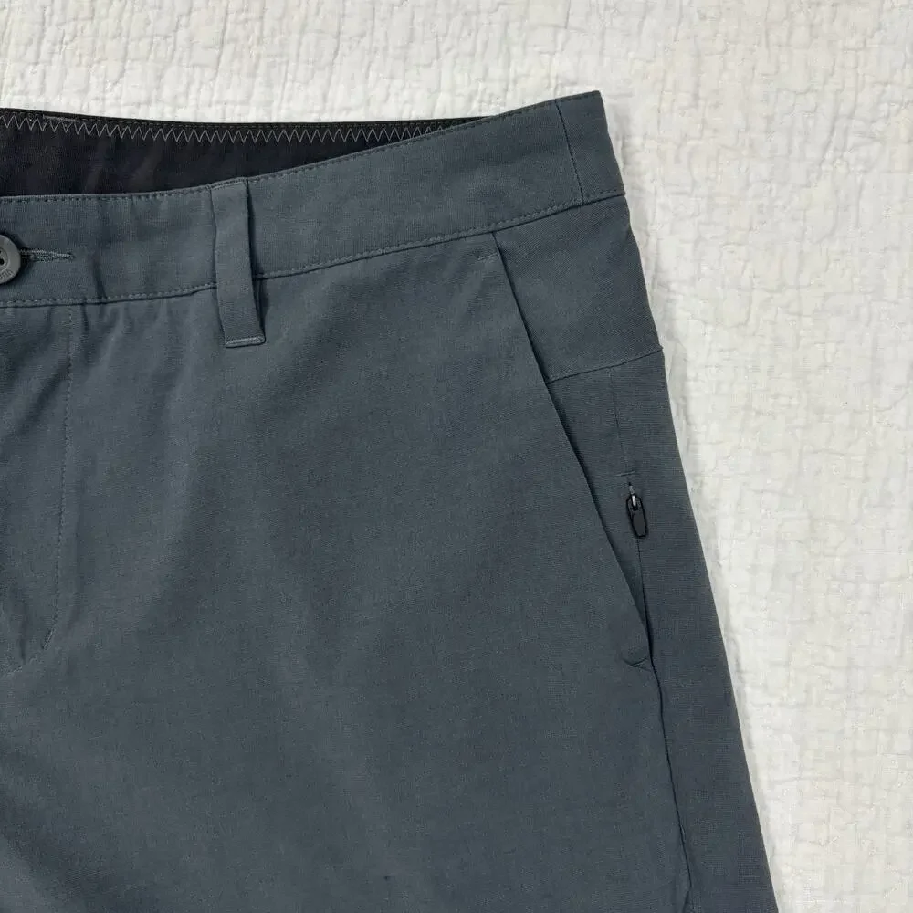 Vuori Aim Short Mens Size 33 Charcoal Gray Performance Chino Shorts V368